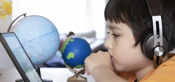 Child on Tablet