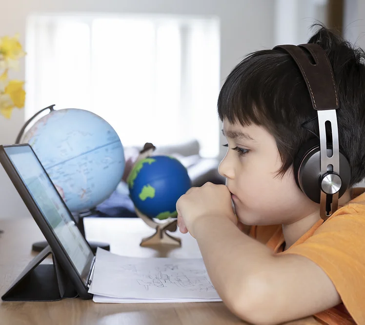 Child on Tablet